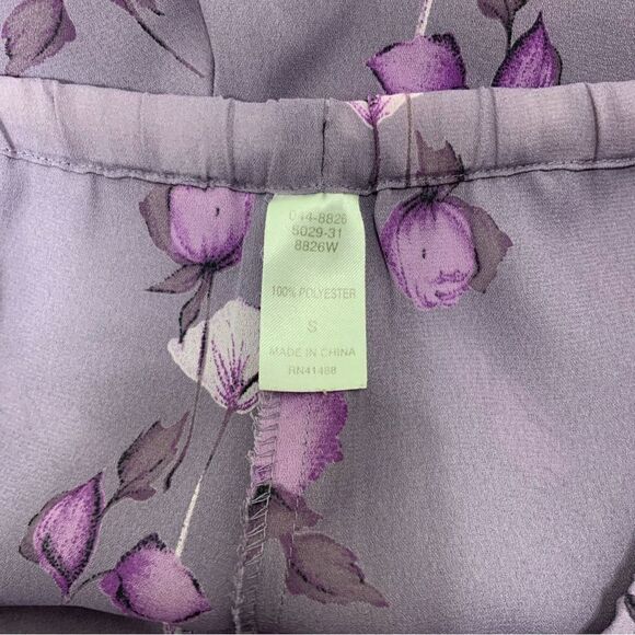 BARE LUXURY Semi sheer and satin loungewear pajama set - Picture 7 of 7